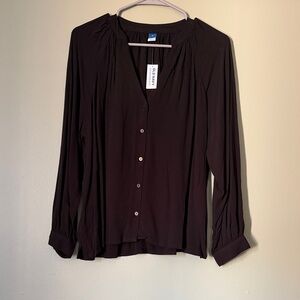 Old Navy Women's Black Blouse